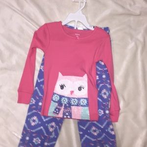 2 piece pajamas for girls sized 4t
